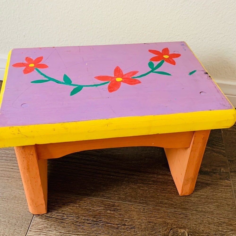 Handcrafted Wood stool